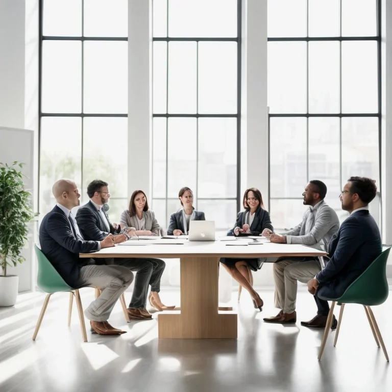 Poslovni sestanek z meditativno atmosfero